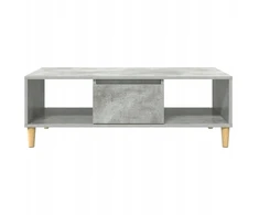 Kavos staliukas Betono pilka 102 x 55 x 35 cm Apdirbta mediena