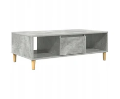 Kavos staliukas Betono pilka 102 x 55 x 35 cm Apdirbta mediena