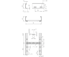 Bettermann Kabelinė kopėčios 400 x 60mm LG 640 NS 3000FS (6208512)