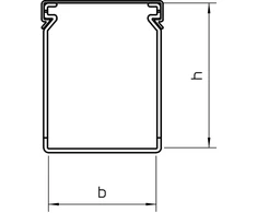 Bettermann Šukos kanalas LK4/N 25x40mm 2m 6178010