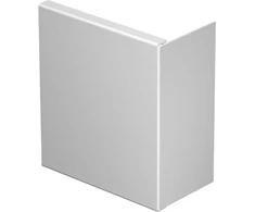 Bettermann Galinis elementas. Aukštis 80 mm, plotis 170 mm. Baltas RAL 9010 bešvinis plastikas.
