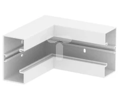 Bettermann Vidinė fiksuota kampinė jungtis RAPID 45-2 175x175x100 GK-IS53100RW balta 6113060