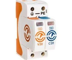 OBO Bettermann 5095251 Viršįtampių iškroviklis C tipas 2 1P+N 40kA 280V V20-1+NPE-280 5095251