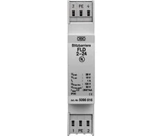 Bettermann Viršįtampių iškroviklis dviejų laidų sistemoms 28VAC/19VDC 0,5kA 1kV (5098816)