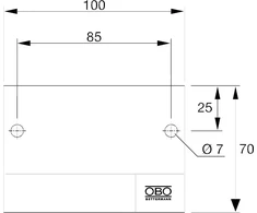Bettermann Tabliczka identyfikacyjna KS-S DE 100 x 70mm (7205425)