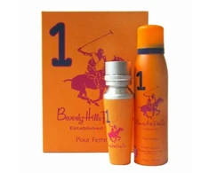 Dovanų rinkinys „Beverly Hills Polo Club“: 1982 m. – „Sport 1“ kvepalai moterims, 50 ml + 1982 m. – „Sport 1“ antiperspirantas-dezodorantas, purškiklis moterims, 150 ml