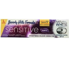 Beverly Hills Natural Baltas Sensitive Violetinė Dantų balinanti dantų pasta padidėjusio jautrumo dantims 100ml