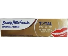Beverly Hills Natural Baltas Total Protection Teeth Whitening Dantų balinanti dantų pasta 100ml