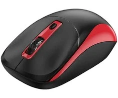 Genius NX-7123 Bevielė pelė, juoda-raudona, 1200DPI