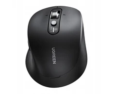 Bevielė pelė UGREEN M752 Bluetooth 5.4 + 2.4 GHz 2xAA (juoda)
