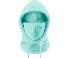 Qunature Arctic Velvet Ski Balaclava Size L - mėtų spalvos