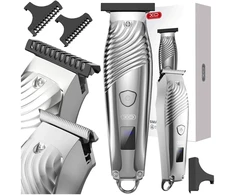 XO cordless hair clipper CF9 pilkos spalvos