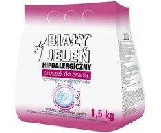 Biay Jelen Baltas Jeleń Hipoalergic plovimo milteliai Spalva 1,5kg (BJŃ000014)