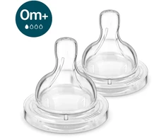 Bibi Swiss Philips AVENT Čiulptukas antykolkowy do butelki 0m+ 2-pak SCY761/0 39249000