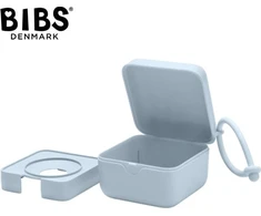 Bibs BIBS PACIFIER BOX BABY Mėlynas 2 in 1 čiulptukų dėklas ir čiulptukų sterilizavimo indas