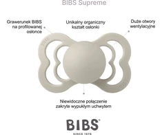 BIBS vaikiški čiulptukai, apvalūs, anatomiški, simetriški, 0m+ Ivory, 4 vnt.
