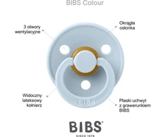 BIBS čiulptukų rinkinys 1 dydis (0 - 6 mėn.) Anatomical Ivory / Sage