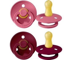 BIBS čiulptukų rinkinys 1 dydis (0 - 6 mėn.) Coral / Ruby