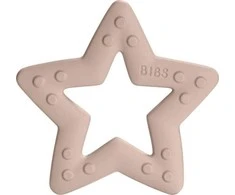 BIBS kramtukas rausva žvaigždutė (Baby Bitie Star Blush)