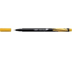 Bic Geltonas plonas rašiklis mokyklai ir biurui