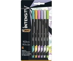 Bic Rašiklių rinkinys FineLiners Intensity Fine PASTEL 0.4 mm, 6 spalvų rinkinys 498334