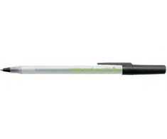 Bic Tušinukas Eco Round Stic 1.0 mm, juodas, pakuotėje 60 vnt. 256644