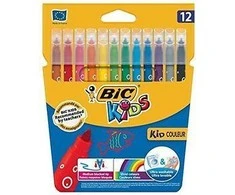 Flomasteriai Bic Kids Couleur, vienpusiai, 12 vnt.