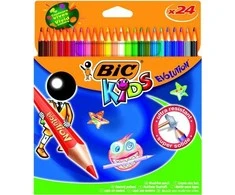 Spalvotieji pieštukai Bic Evolution, 24 vnt.