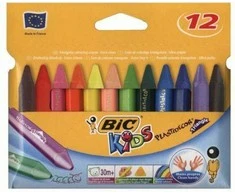BIC Vaškinės spalvotos kreidelės WAX CRAYON 24 spalvų rinkinys 8297721
