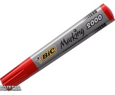 Bic Permanentinis žymeklis Eco 2000 2-5 mm, raudonas, pakuotėje 12 vnt. 000033