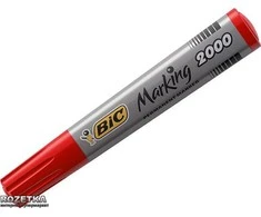 Bic Permanentinis žymeklis Eco 2000 2-5 mm, raudonas, pakuotėje 12 vnt. 000033
