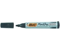 Bic Permanentinis žymeklis Eco 2000 2-5 mm, mėlynas, pakuotėje 12 vnt. 000064