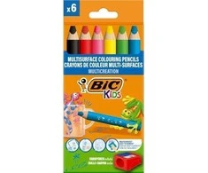 Bic OLO PENCIL 6COL/110 TEMP BC PUD