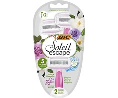 Bic Bic Soleil escape moteriški skustuvai 5 peiliukai rožė ir magnolija 1 pak. - 2 vnt.