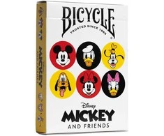 Disney Mickey ir draugai Bicycle žaidimo kortos – pokeriui ir triukams