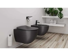 Pakabinama bidė Deante Peonia CDE_DBPW, Anthracite/Titanium