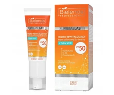 Bielenda Professional „SupremeLab Energy Boost“ hidro-revitalizuojantis apsauginis veido kremas su „Tetra-Vit C SPF50“ 40 ml