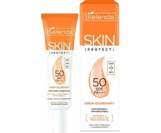 BIELENDA Skin Protect Apsauginis kremas SPF 50 Šviečiantis ir suteikiantis energijos 40 ml