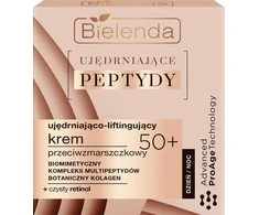 Bielenda Firming Peptides 50+ stangrinantis ir pakeliantis nuo raukšlių dieninis ir naktinis kremas 50ml