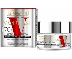 Bielenda V-Modelist 70+ stangrinamasis kremas – odos tankumo atstatymo priemonė – veidui dienai, 50 ml
