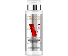 BIELENDA V-MODELIST Drėkinamasis ir raminamasis micelinis vanduo veidui, akims ir lūpoms valyti ir makiažui šalinti 400 ml