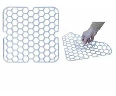 Sauber Sink mat 28x28cm, soft, transparent
