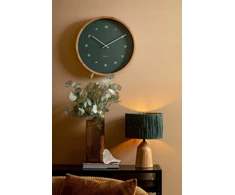 Bigbuy Home TRAPEZE stalinis šviestuvas su mediniu pagrindu, Ø 25 cm