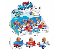 BIGTOYS Kapibara lėktuve 10 cm 3 kol BSAM4185 74185