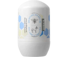 Biobaza Bee's Honey &amp; Donkey Milk Soothing &amp; maitininantis Dezodorantas Roll-On Unisex, 50 ml