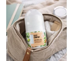 Biobaza Silky Comfort Natural Ingredients maitinantis ir apsaugantis antiperspirantas su sviestmedžių aliejumi ir jojoba moterims, 20 ml