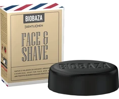 Biobaza Juodas Energy Charcoal Sebum-Regulating Shaving Soap, 100 g