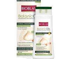 BIOBLAS plaukų šampūnas su česnako ekstrakto nuo plaukų nuostolių 360ml