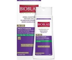BIOBLAS plaukų šampūnas su procanidino ir vitamino B3 nuo plaukų slinkimas 360ml