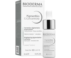 Bioderma Pigmentbio C-Concentrate Skaistinantis veido serumas, 15 ml